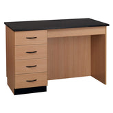 54"W Compact Chemical Resistant Laminate Top Island Desk 84150 K36 21
